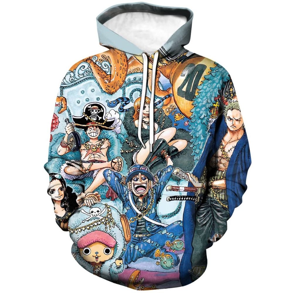 Trafalgar Law Hoodie Pullover Anime Cosplay Costume Long Sleeve Jacket Unisex